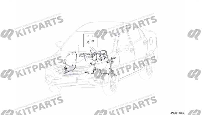 Жгут проводов панели приборов Lifan