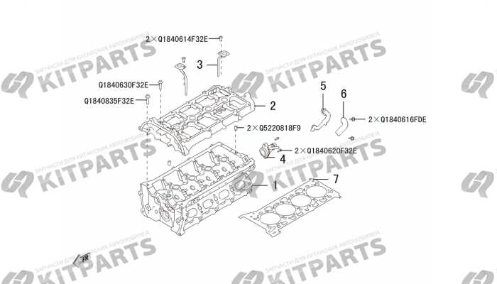 Головка блока цилиндров 2 Haval H9